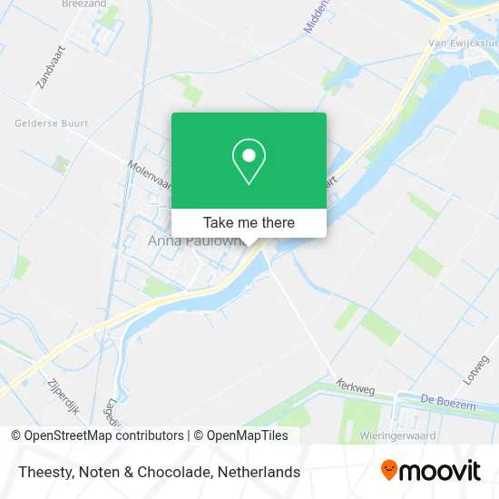 Theesty, Noten & Chocolade map