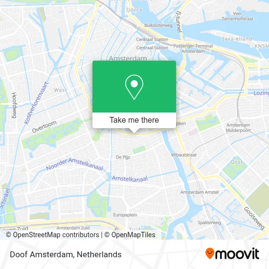 Doof Amsterdam map