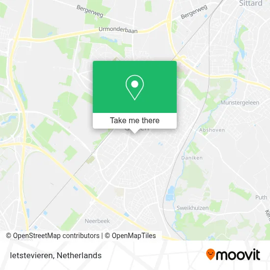 Ietstevieren map