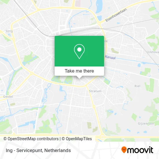 Ing - Servicepunt map