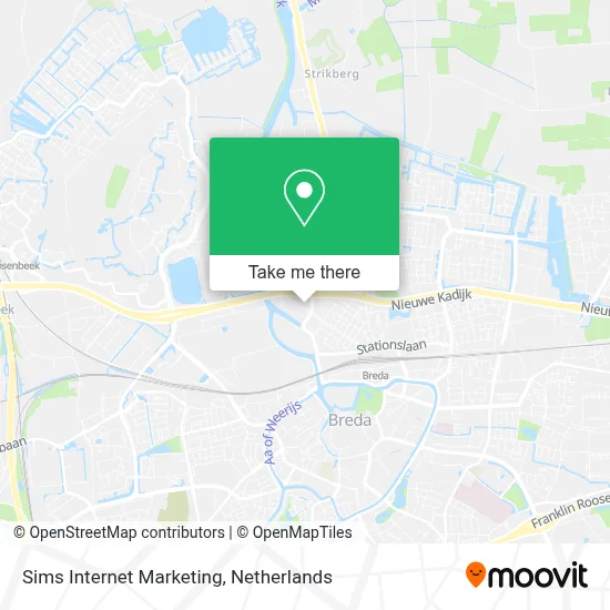 Sims Internet Marketing map