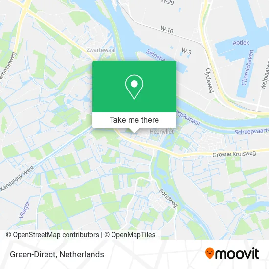 Green-Direct map