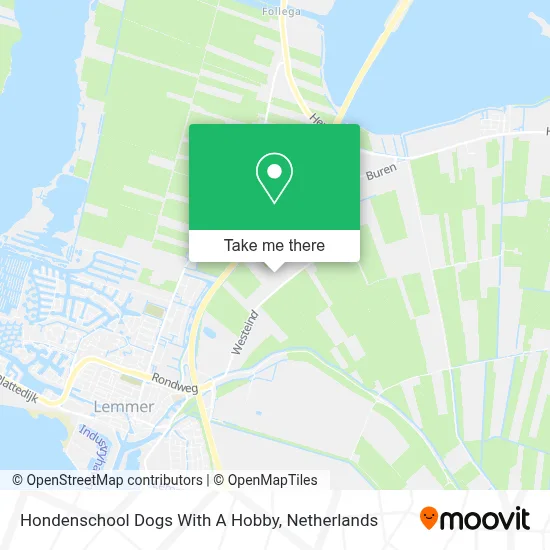 Hondenschool Dogs With A Hobby map