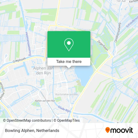 Bowling Alphen map