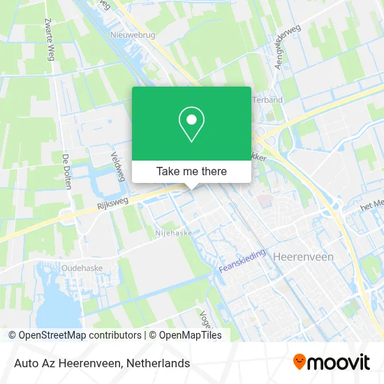 Auto Az Heerenveen map
