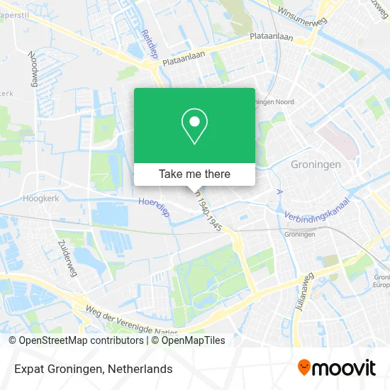 Expat Groningen map