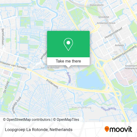 Loopgroep La Rotonde map