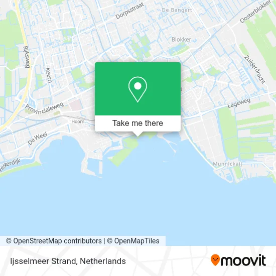 Ijsselmeer Strand map