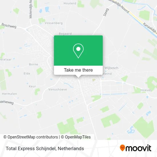 Total Express Schijndel map