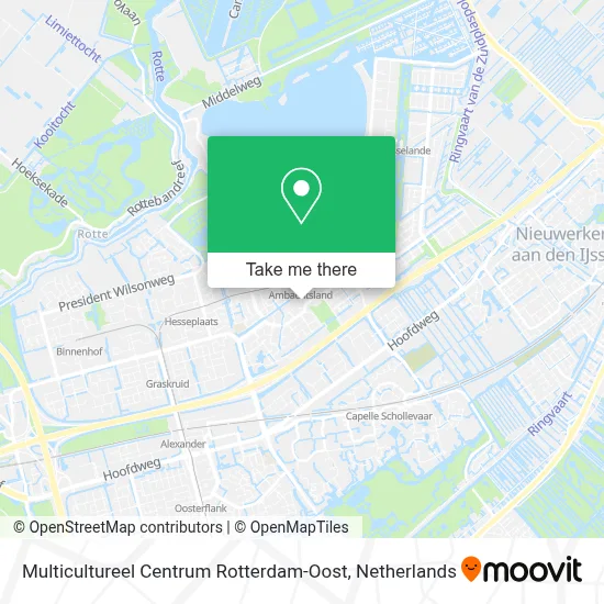 Multicultureel Centrum Rotterdam-Oost map