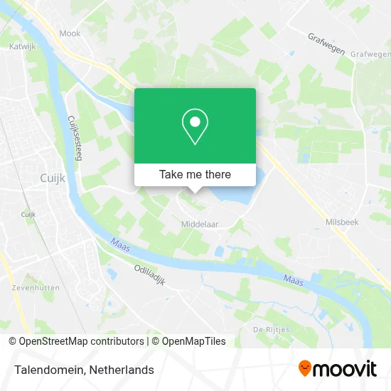 Talendomein map