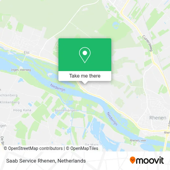 Saab Service Rhenen map