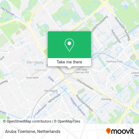 Aruba Toerisme map