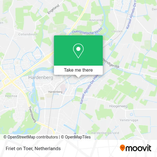 Friet on Toer map