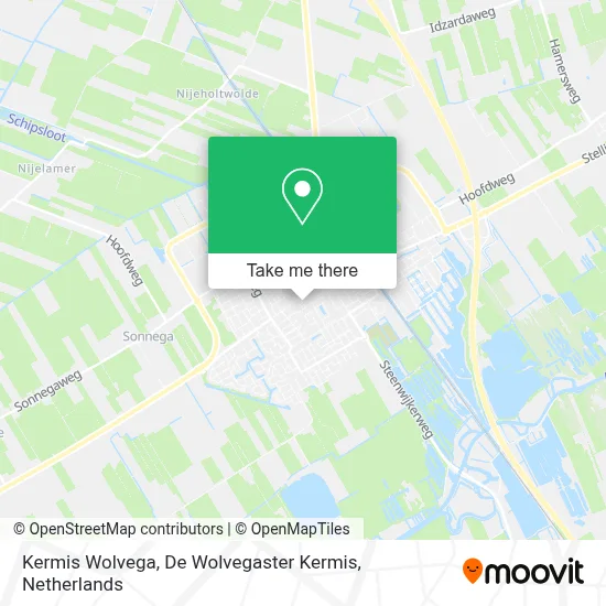 Kermis Wolvega,  De Wolvegaster Kermis map