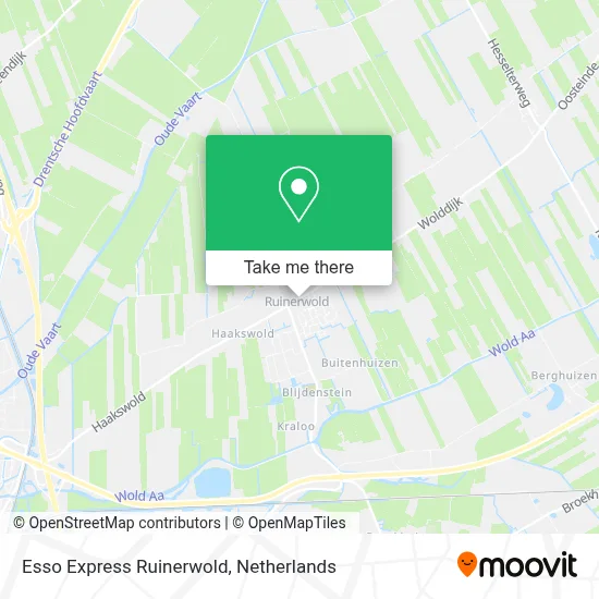 Esso Express Ruinerwold map