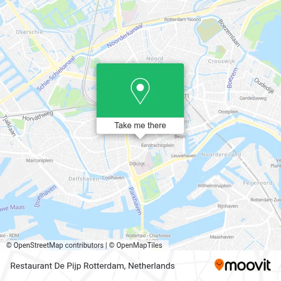 Restaurant De Pijp Rotterdam map