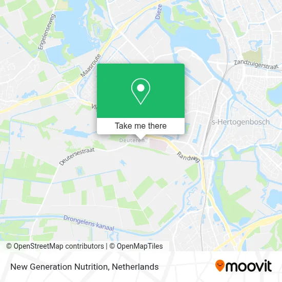 New Generation Nutrition map