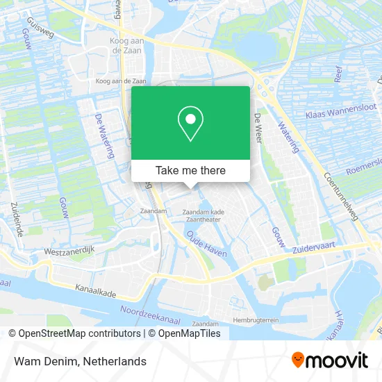 Wam Denim map
