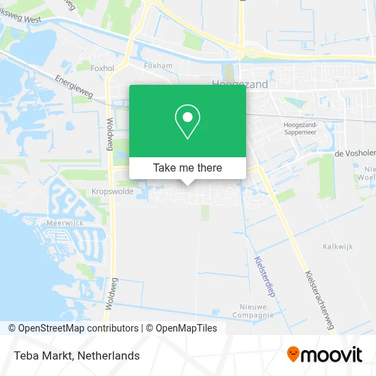 Teba Markt map