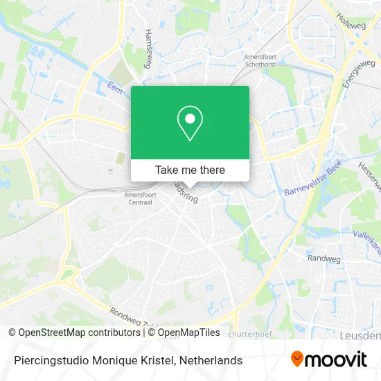 Piercingstudio Monique Kristel map