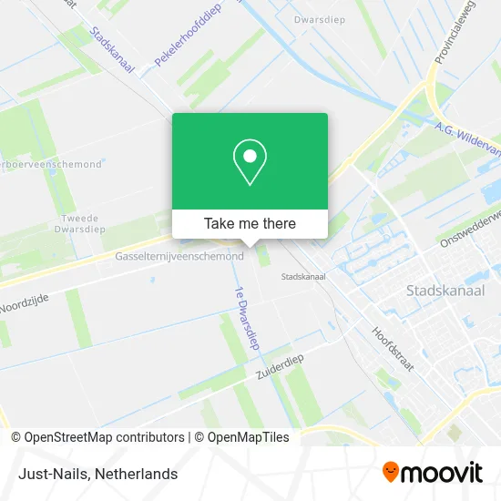Just-Nails map