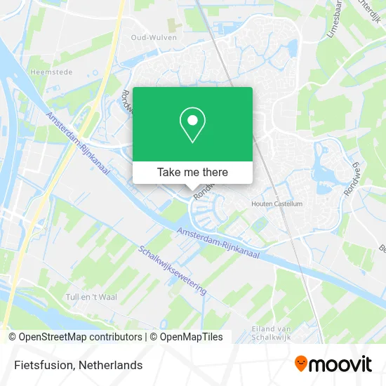 Fietsfusion map