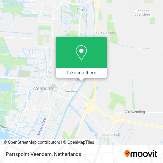 Partspoint Veendam map
