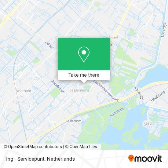 Ing - Servicepunt map