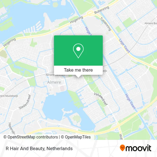 R Hair And Beauty map