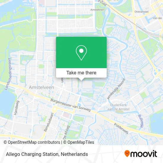 Allego Charging Station map