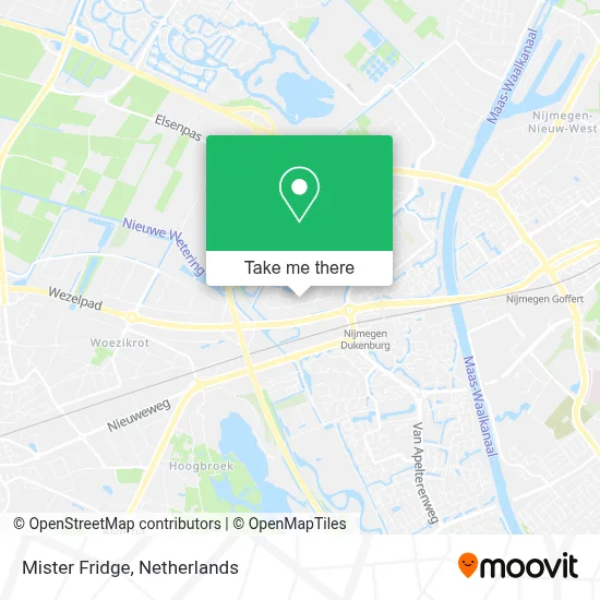 Mister Fridge map