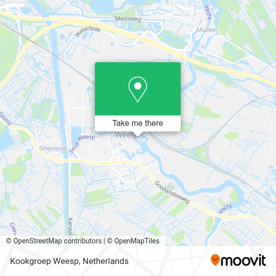 Kookgroep Weesp map