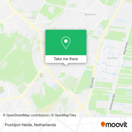 Postiljon Heide map