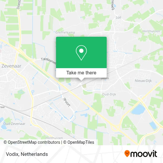 Vodix map