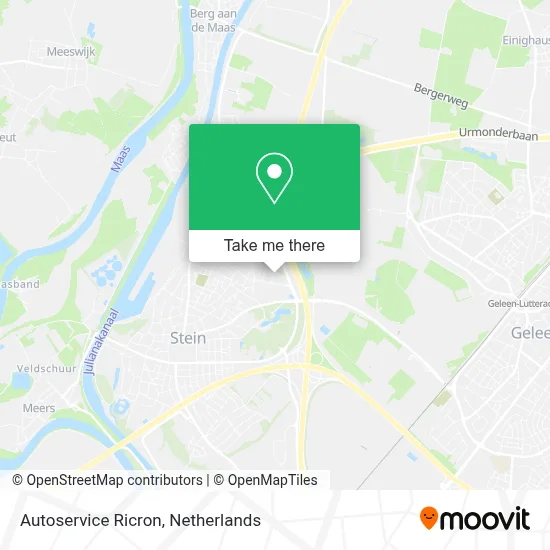 Autoservice Ricron map