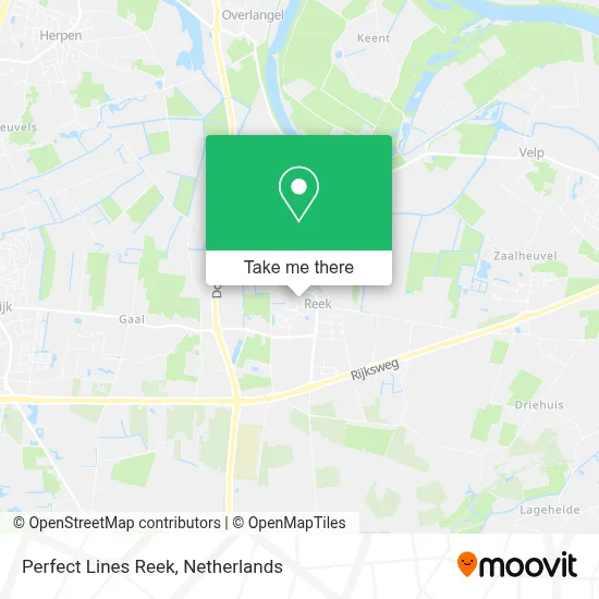 Perfect Lines Reek map