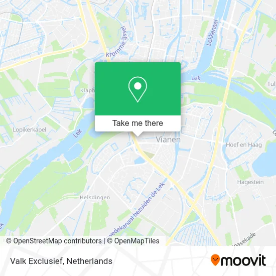 Valk Exclusief map