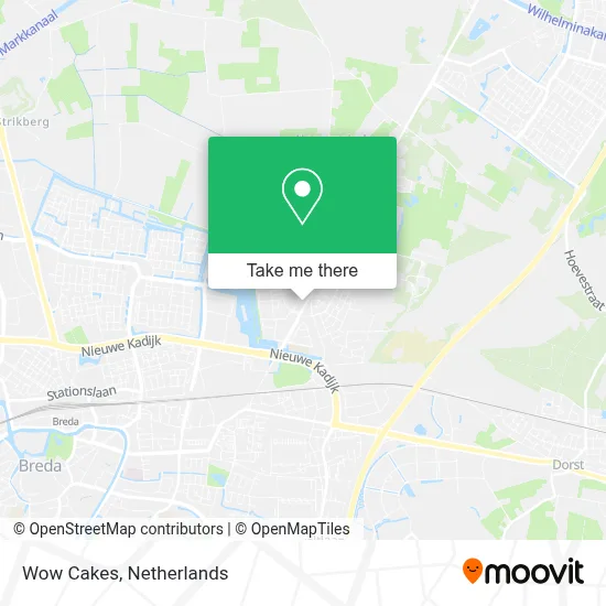 Wow Cakes map