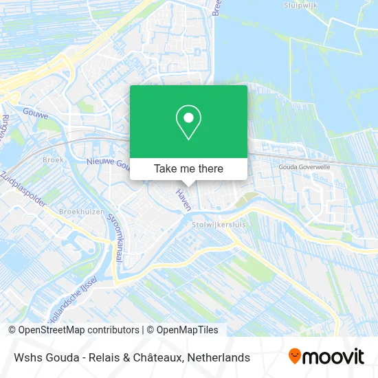 Wshs Gouda - Relais & Châteaux map