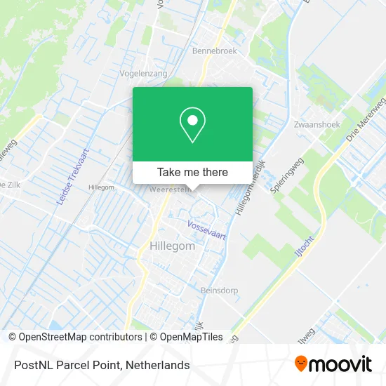 Postnl Pakketpunt map