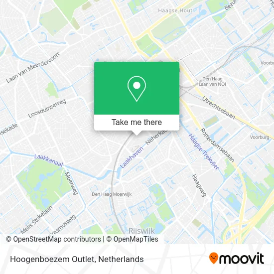 Hoogenboezem Outlet map