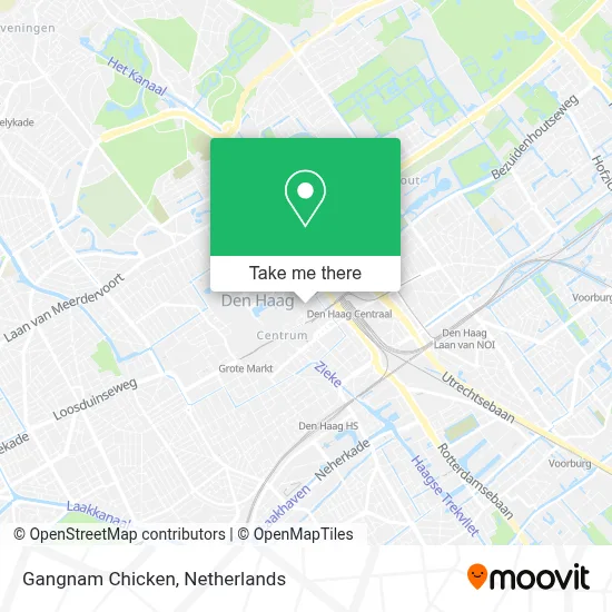 Gangnam Chicken map