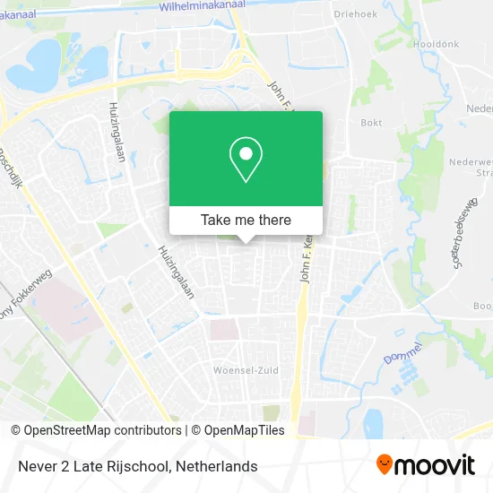Never 2 Late Rijschool map