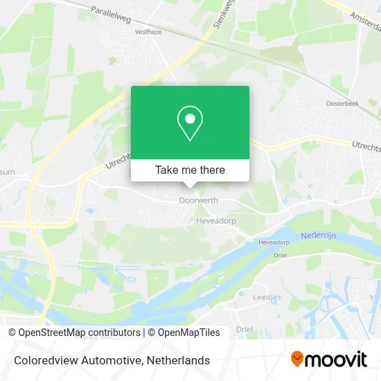 Coloredview Automotive Karte
