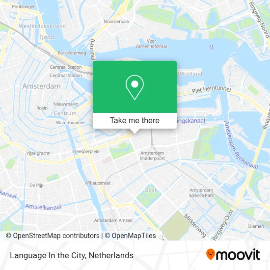 Language In the City map