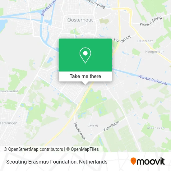 Scouting Erasmus Foundation map