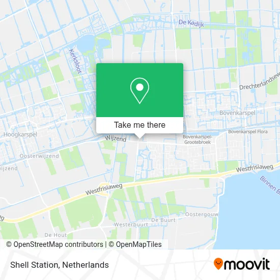 Shell Station map