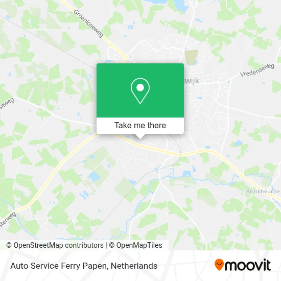 Auto Service Ferry Papen Karte
