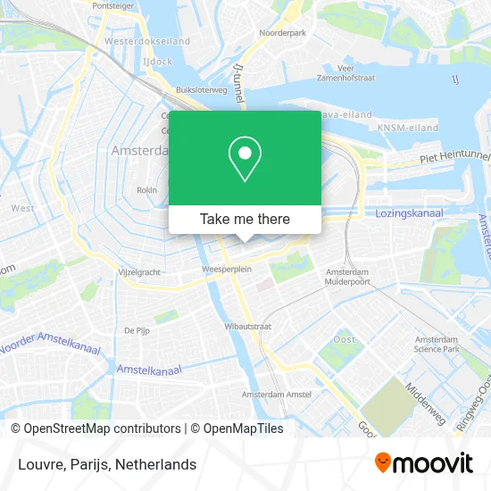 Louvre, Parijs map